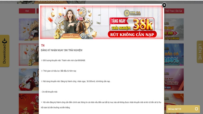 Khuyến mãi Kimsa - Tổng hợp các chương trình hot nhất 1 Khuyến Mãi Kimsa Tặng 38K Cho Người Mới Đăng Ký Thành Công Tài Khoản